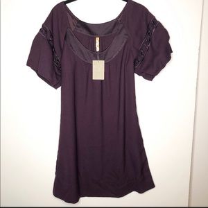 Anthropologie Purple Dress